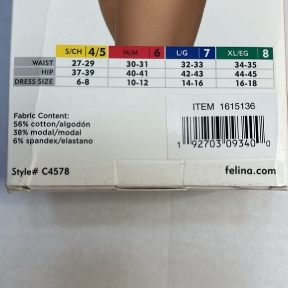 NWT'S - FELINA - Cotton Stretch Brief - 8 Pack - Soft, high waist - Size XL - Picture 5 of 10